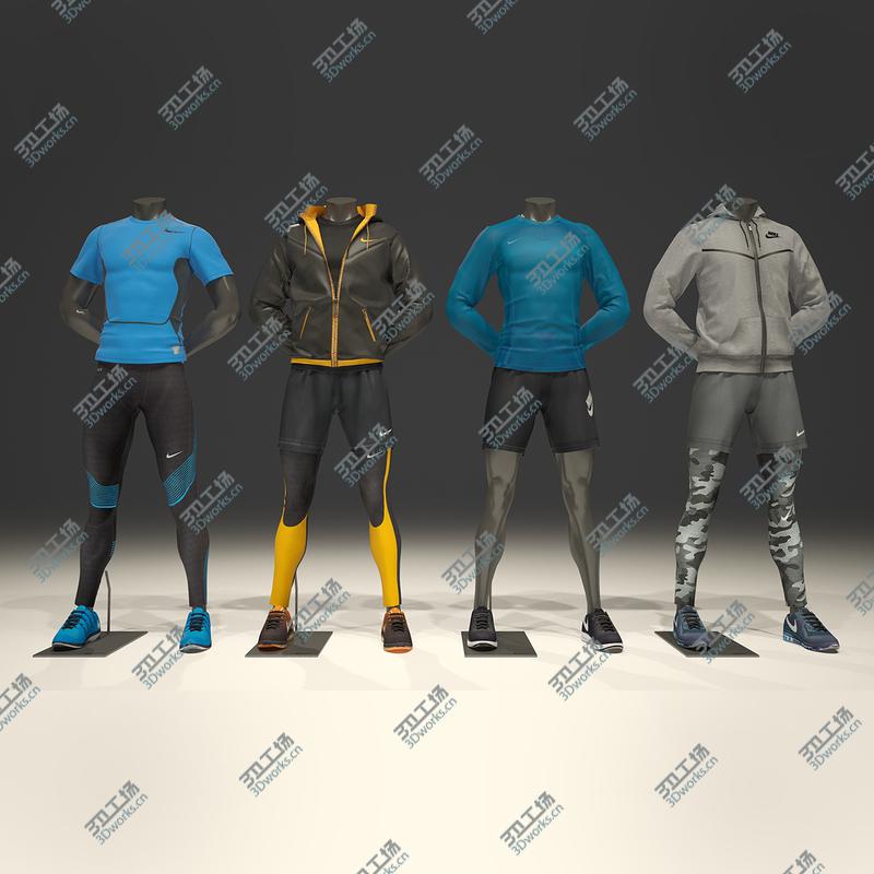 images/goods_img/202104021/3D Male mannequin Nike pack 2 3D model/4.jpg